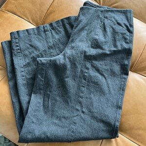 Women’s High-Waisted Pull-On Pixie Super Wide Leg Cropped Pants